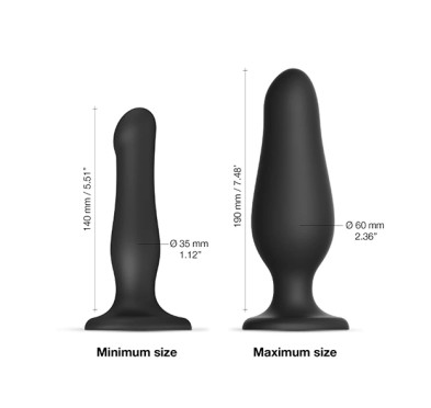 Dildo - Strap-On-Me Inflatable Dildo Black